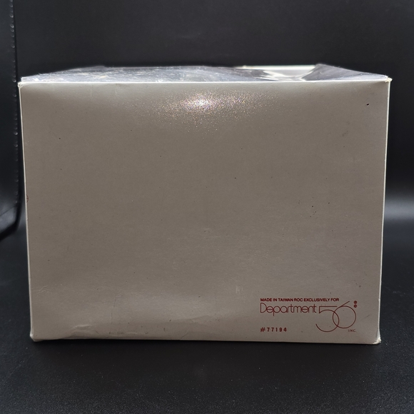 VTG Department 56 Mercury Glass 9" Santa Face Ornament With Box & Tags - Picture 15 of 16